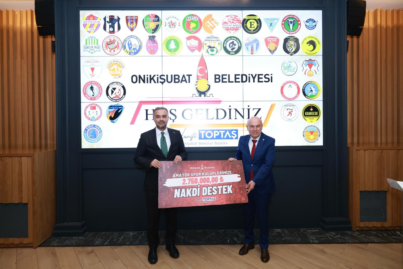 BAŞKAN TOPTAŞ’TAN AMATÖR SPORA DEV DESTEK