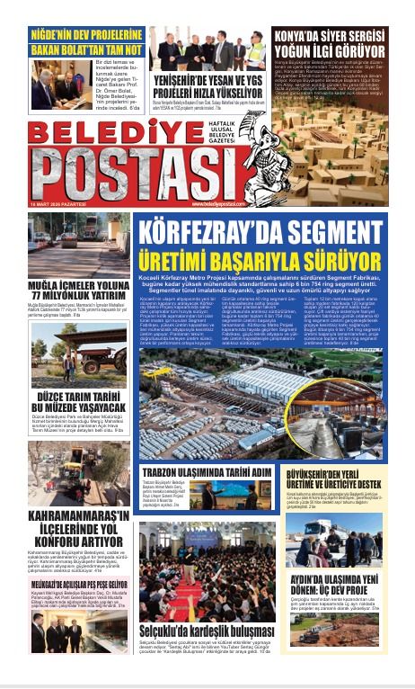BELEDİYE POSTASI 16 MART 2026 