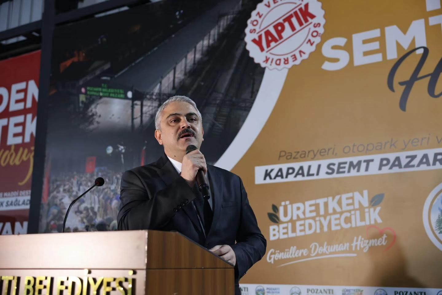 POZANTI’DA GÖNÜL SOFRALARI KAPALI SEMT PAZARINDA TAÇLANDI 