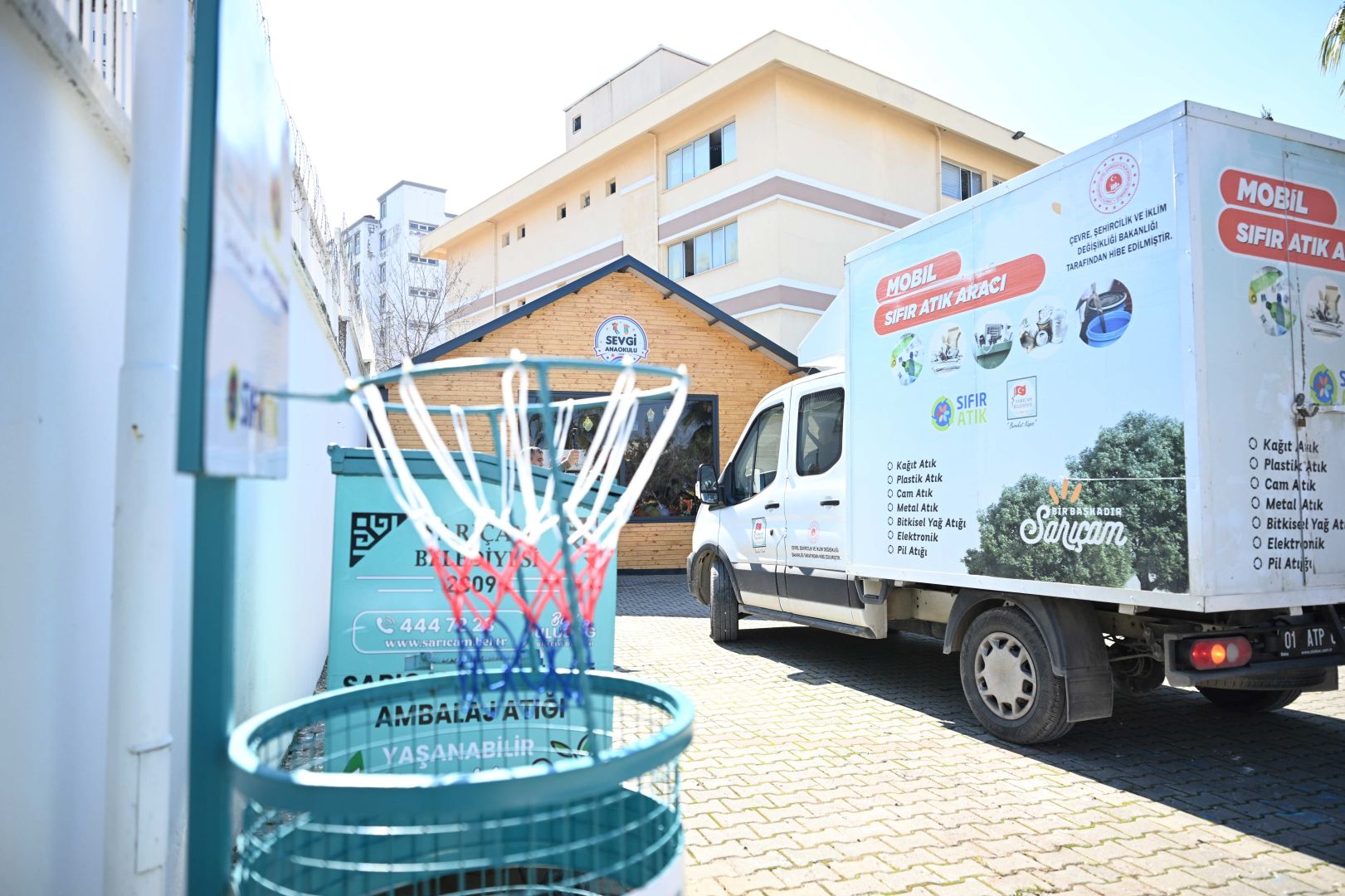 SARIÇAM’DA GERİ DÖNÜŞÜME “POTALI” ÇÖZÜM 