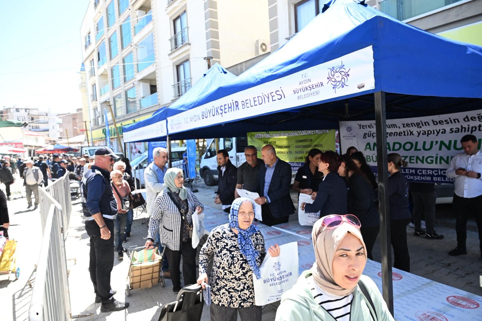 BÜYÜKŞEHİR’DEN ÜCRETSİZ FİDE DESTEĞİ 