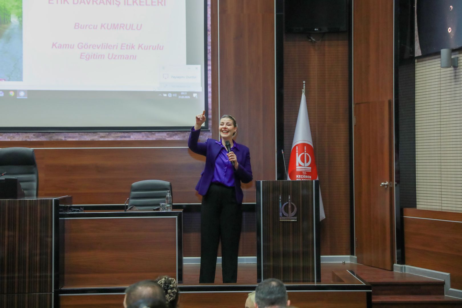 KEÇİÖREN BELEDİYESİ’NDE PERSONELE ETİK DAVRANIŞ EĞİTİMİ 