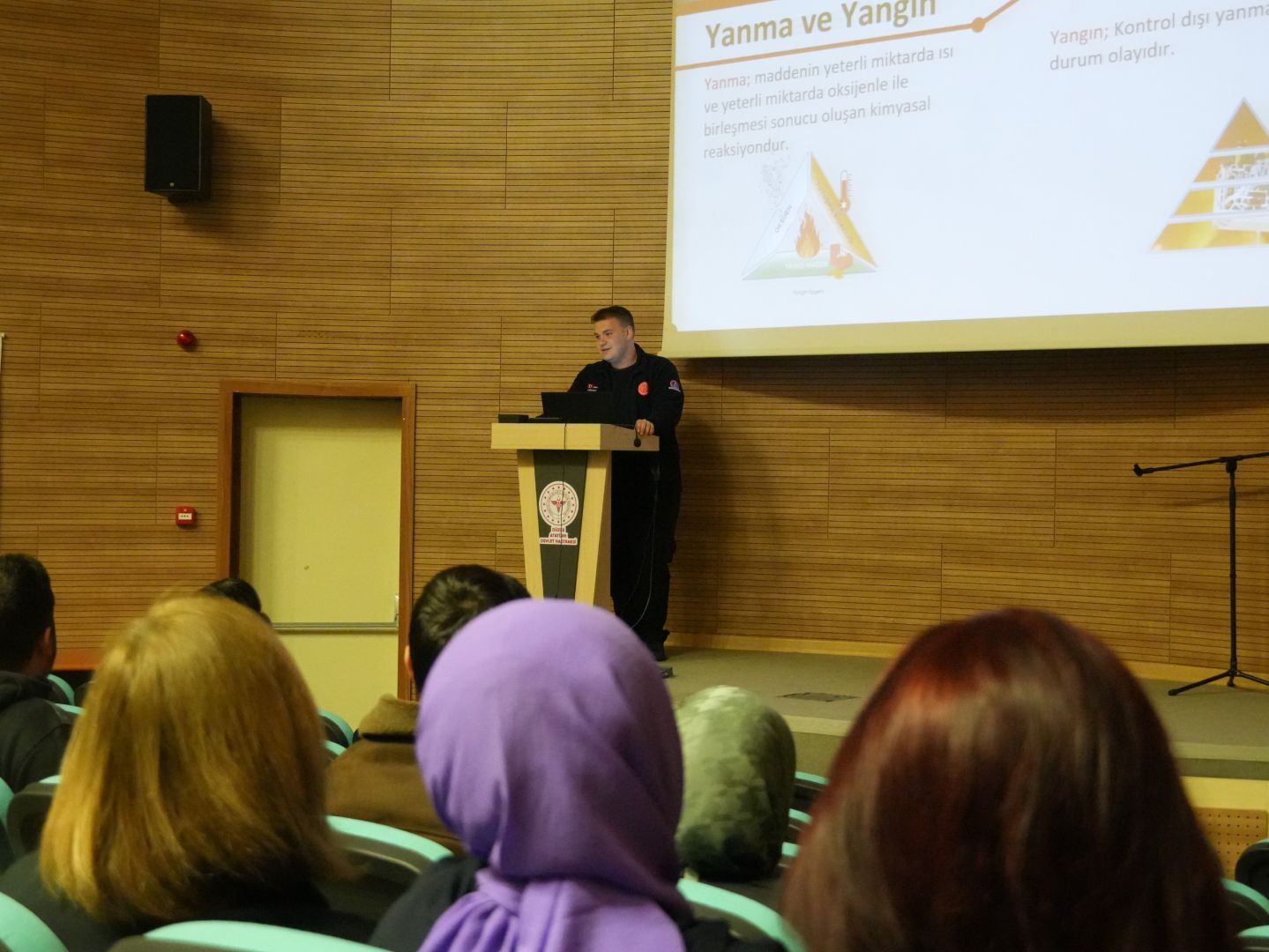 YANGINA MÜDAHALE TEKNİKLERİNİ ÖĞRENDİLER
