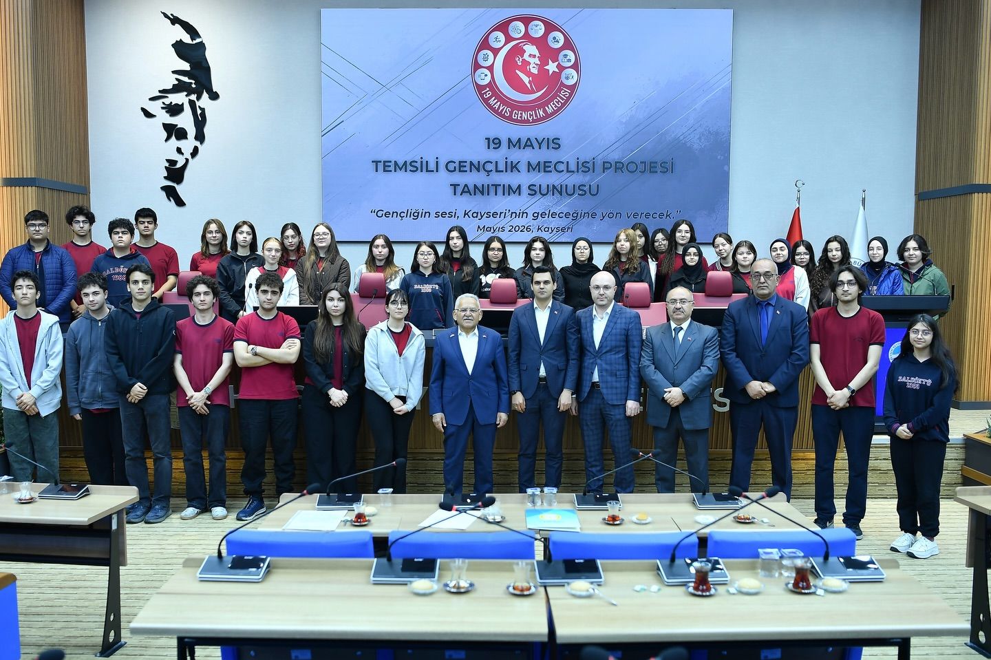 19 MAYIS GENÇLİK MECLİSİ PROJESİNE DESTEK