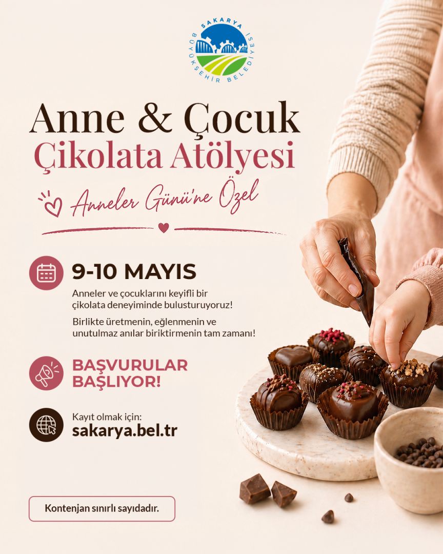 ANNE-ÇOCUK ÇİKOLATA ATÖLYESİ