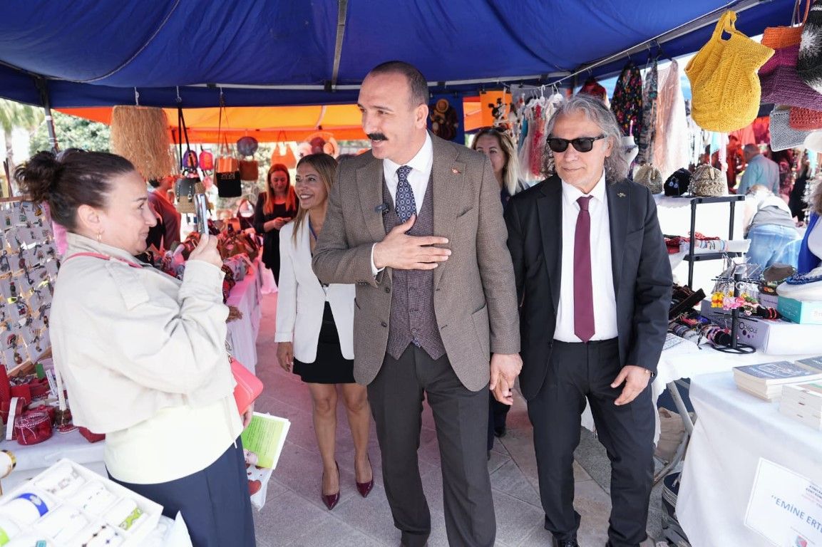 BAŞKAN KOTAN KADIN ÜRETİCİLERLE BULUŞTU 