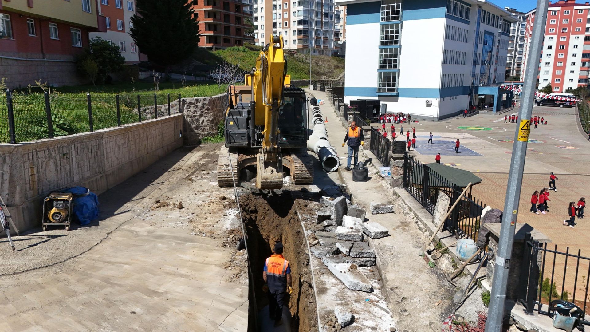 BÜYÜKŞEHİR’DEN ORTAHİSAR’A DEV ALTYAPI HAMLESİ