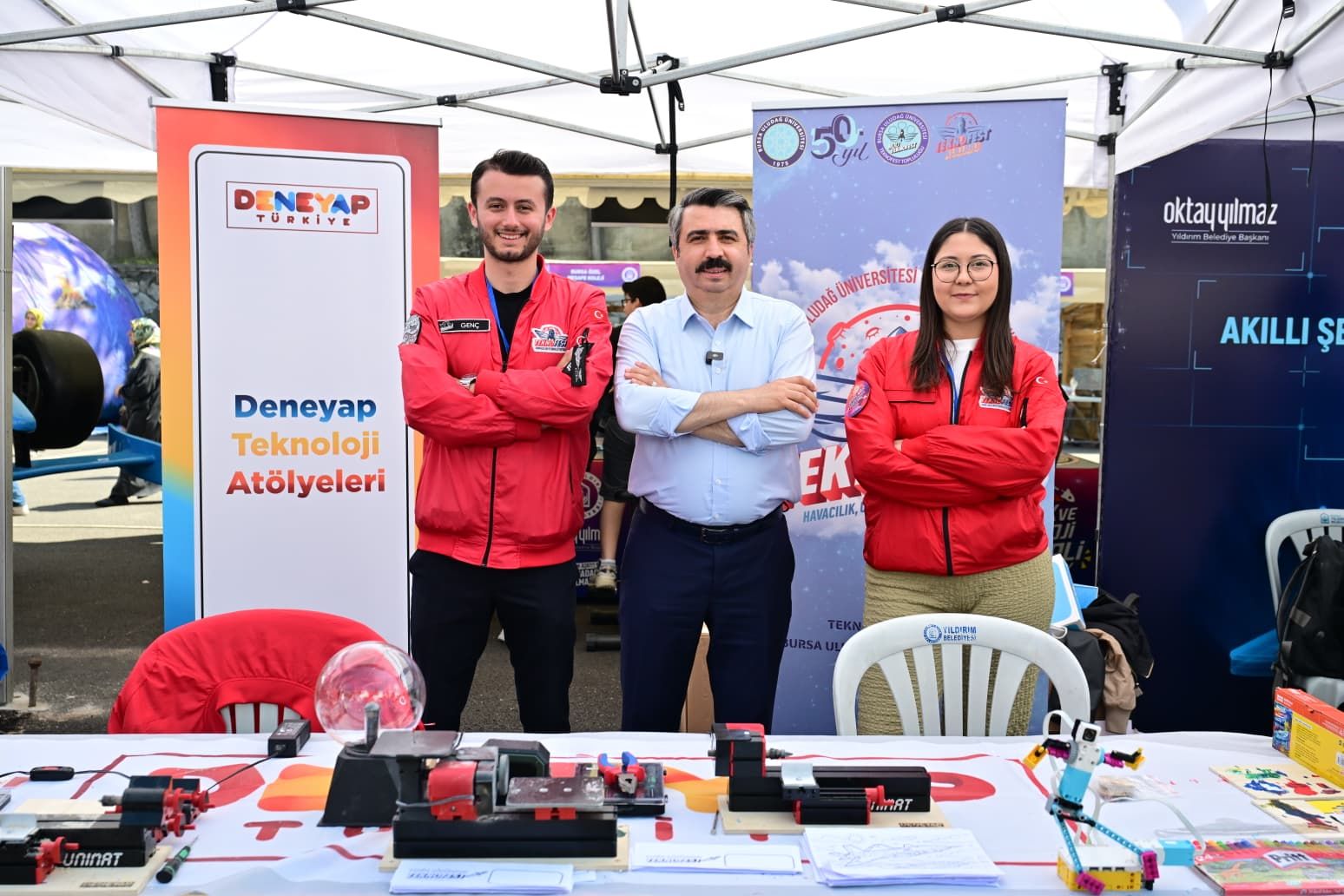 GENÇLER BİLİM VE TEKNOLOJİ FESTİVALİNDE BULUŞTU 