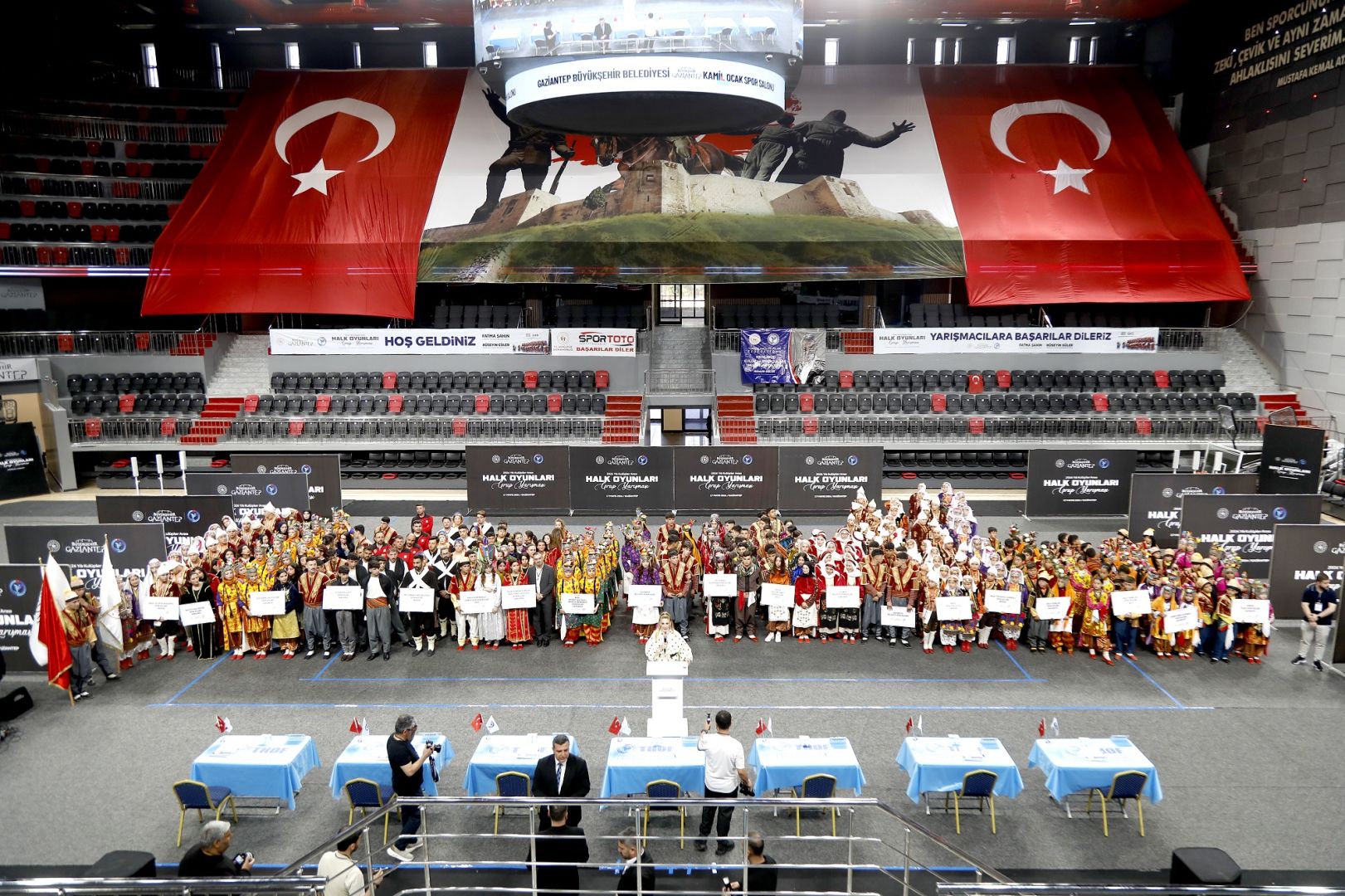 HALK OYUNLARININ KALBİ GAZİANTEP’TE ATTI 