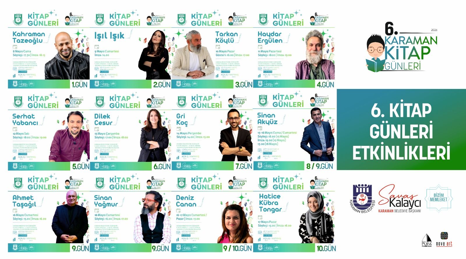 KARAMAN’DA KİTAP GÜNLERİ BAŞLIYOR