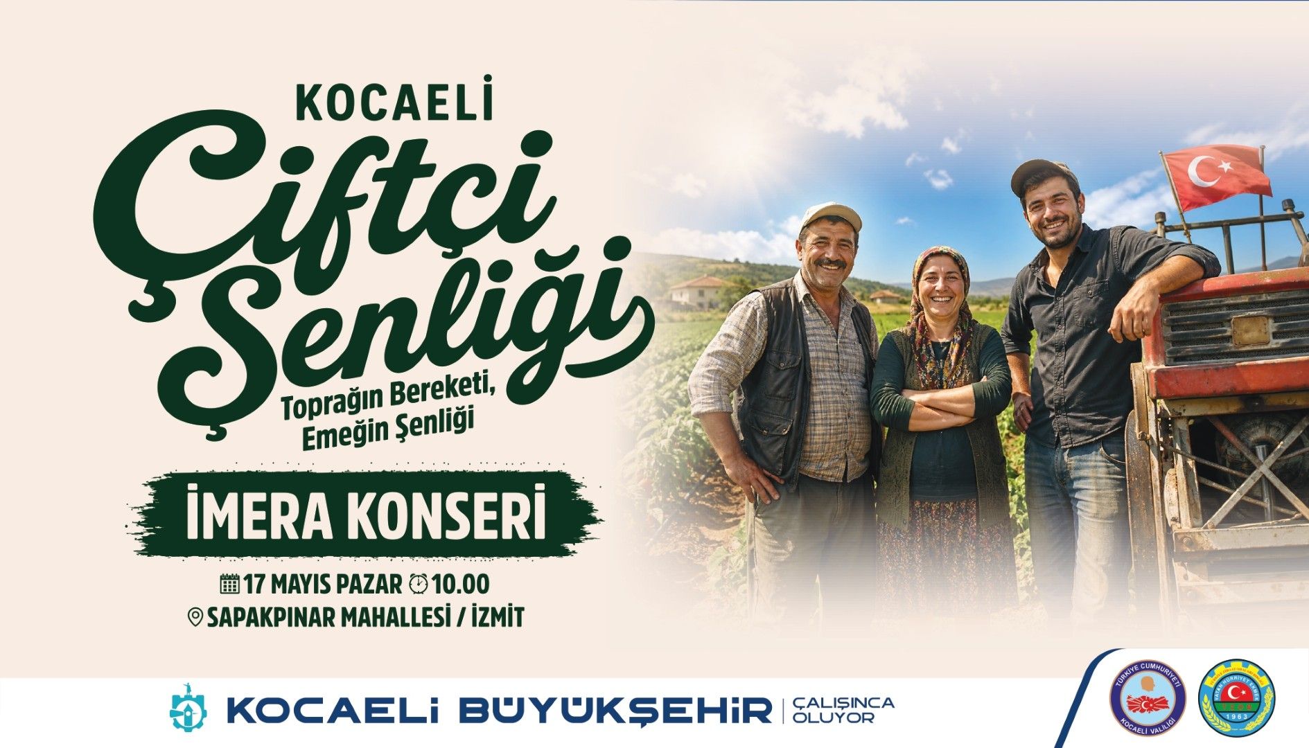 KOCAELİ’DE ÇİFTÇİ ŞENLİĞİ COŞKUSU 