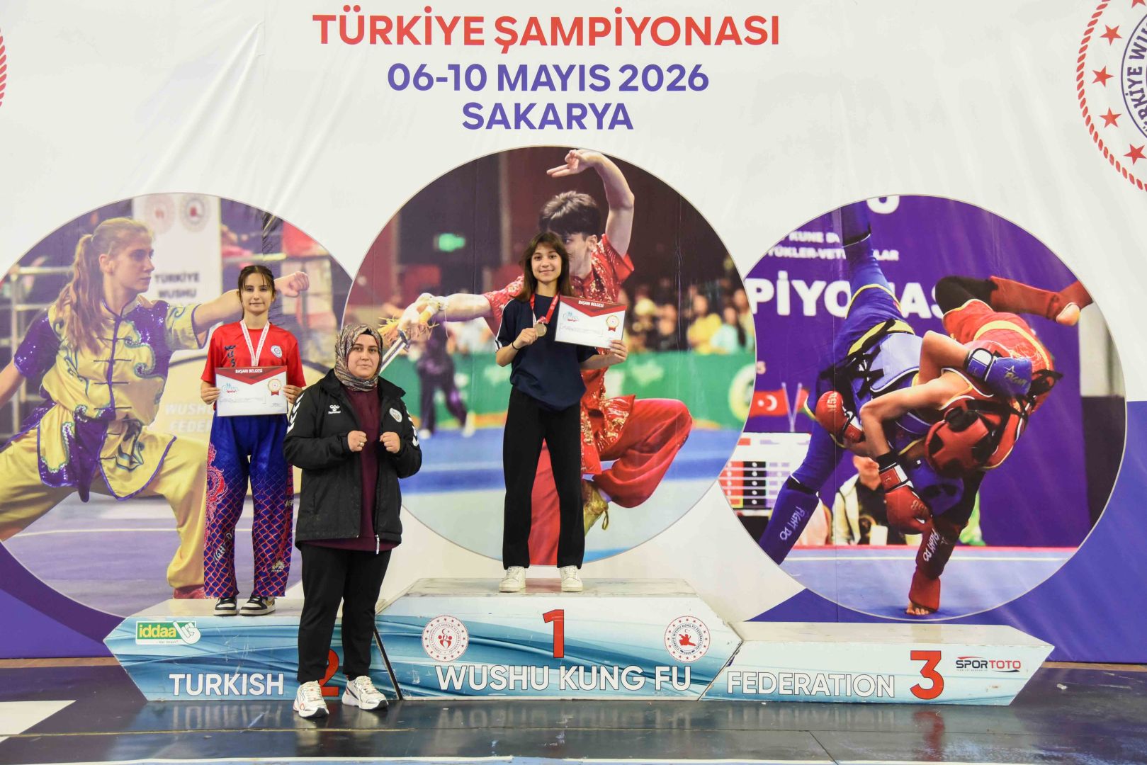 WUSHU’DA ZİRVENİN ADI; MERAM BELEDİYESPOR 