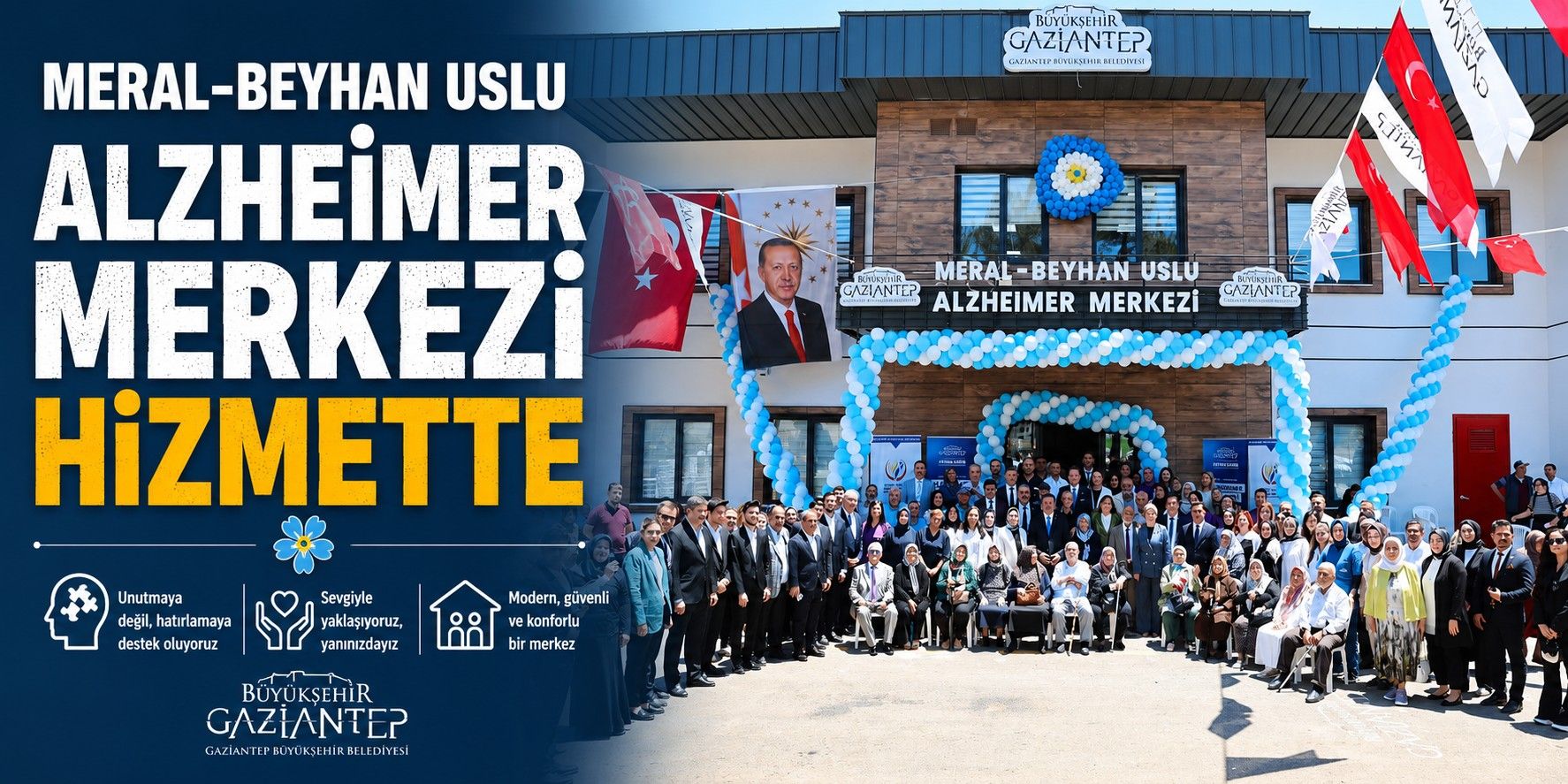 MERAL-BEYHAN USLU ALZHEİMER MERKEZİ HİZMETTE