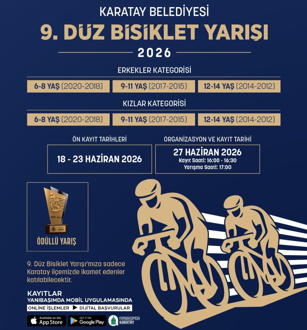 KARATAY’DA PEDALLAR BU YIL DAHA GÜÇLÜ DÖNECEK