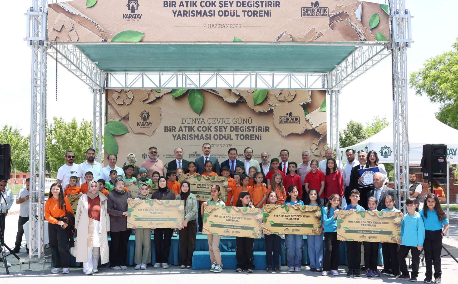 KARATAY’DA SIFIR ATIK BİLİNCİ ÖDÜLLENDİRİLDİ 