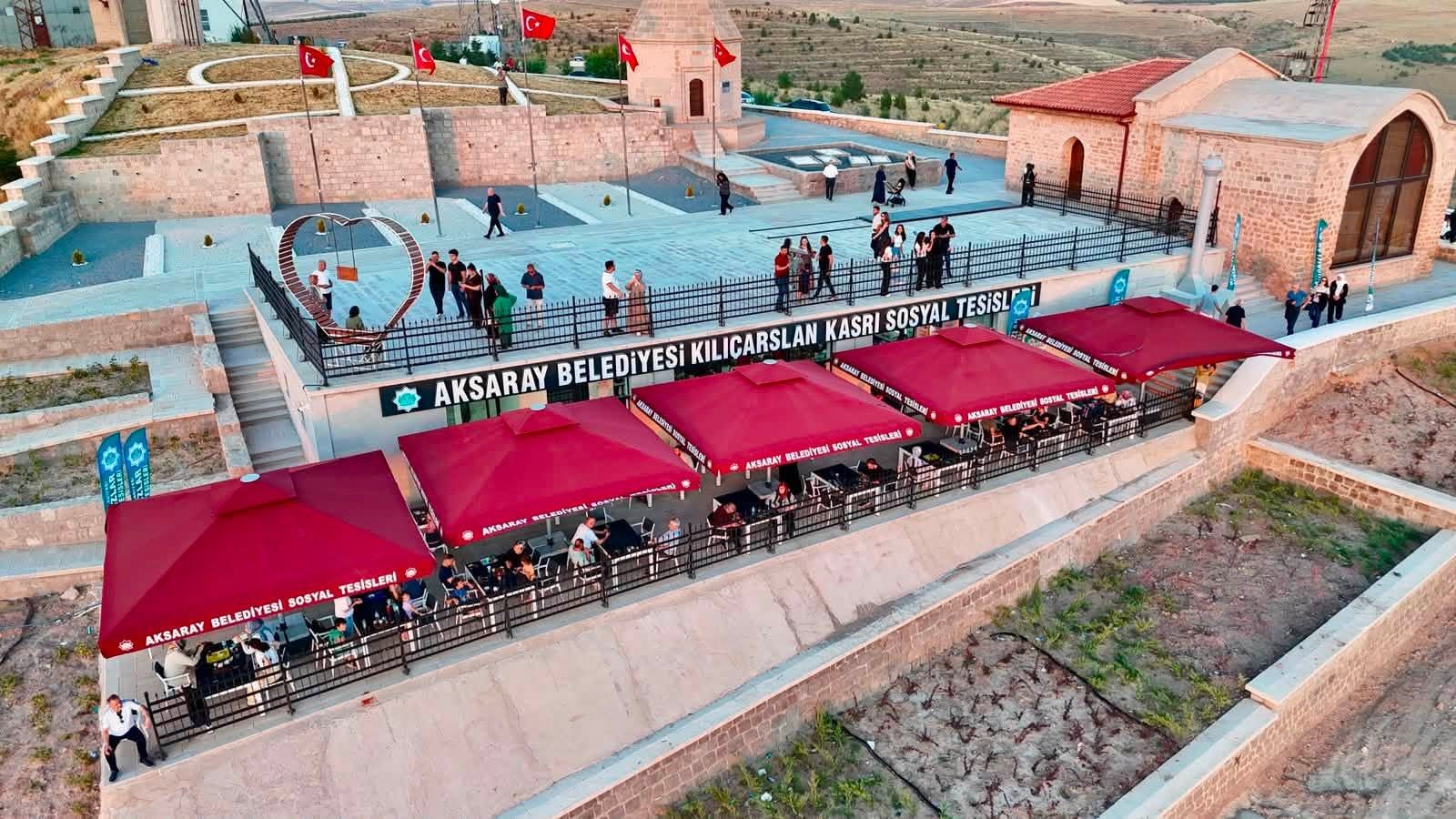 II. Kılıçarslan Kasrı Sosyal Tesisi Kent Turizmine Katkı Sağlıyor 