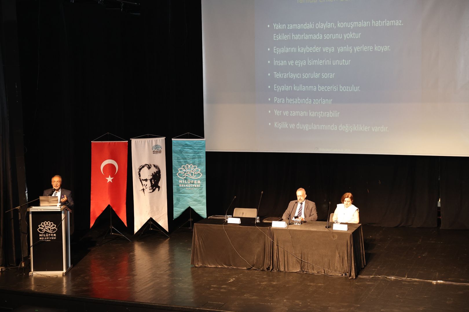 ALZHEİMER’IN TANI, TEDAVİ VE BAKIM SÜRECİ NİLÜFER’DE KONUŞULDU