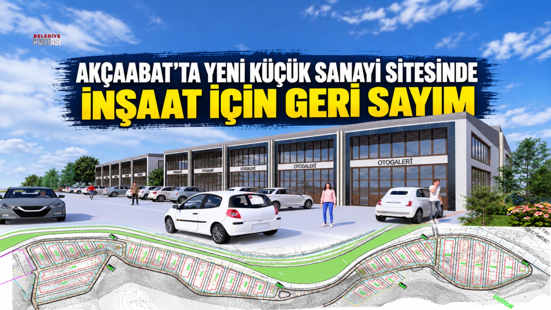 AKÇAABAT’TA YENİ KÜÇÜK SANAYİ SİTESİNDE İNŞAAT İÇİN GERİ SAYIM
