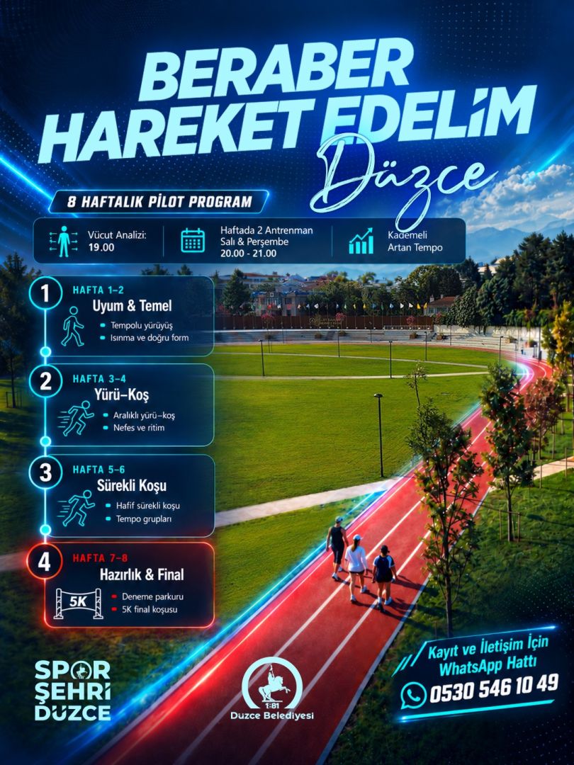 DÜZCE’DE 8 HAFTALIK HAREKET SEFERBERLİĞİ BAŞLIYOR