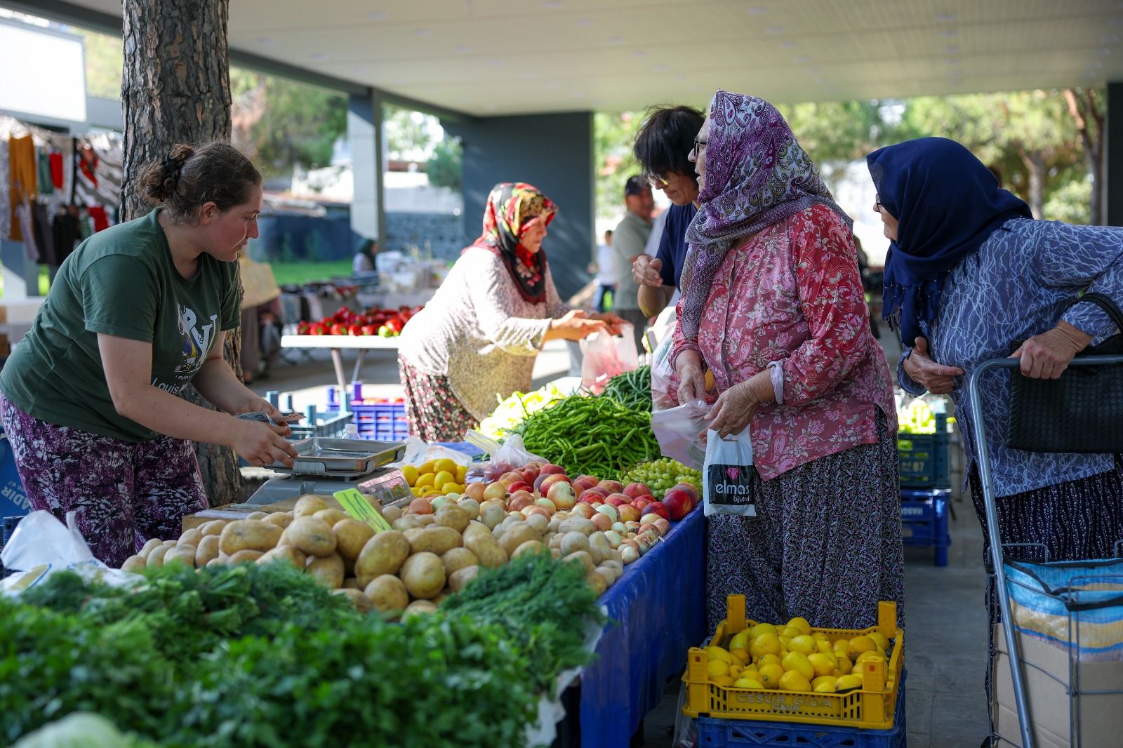 HACIÖMERLİ SALI PAZARI HER SALI VATANDAŞLARI AĞIRLIYOR 