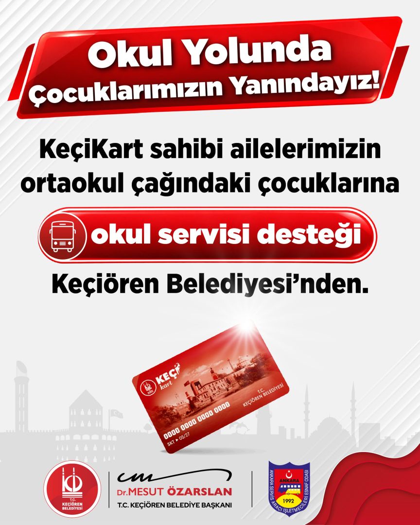 İHTİYAÇ SAHİBİ AİLELERİN ÇOCUKLARINA SERVİS DESTEĞİ 