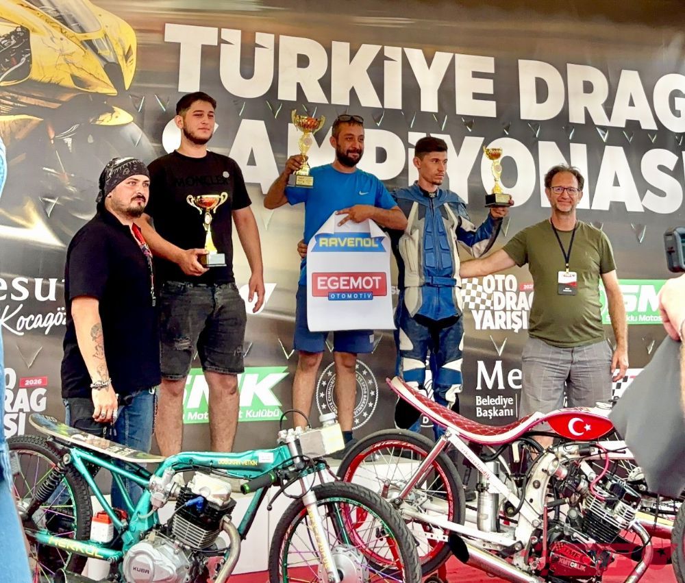 KEPEZ’DE MOTODRAG ŞAMPİYONASI’NDA DERECELER SAHİPLERİNİ BULDU