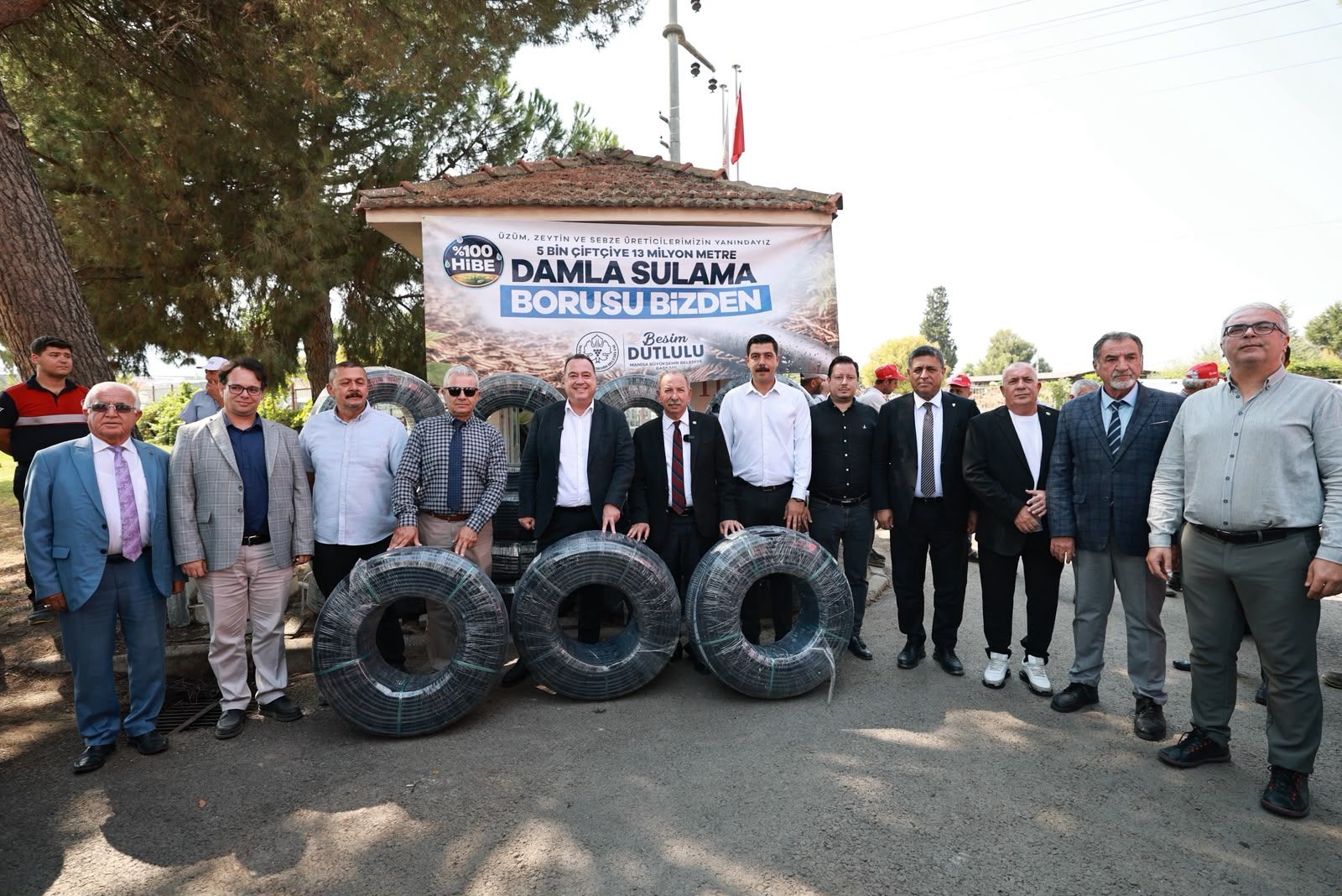 MANİSA’DA 5 BİN ÜRETİCİYE DAMLAMA SULAMA DESTEĞİ 