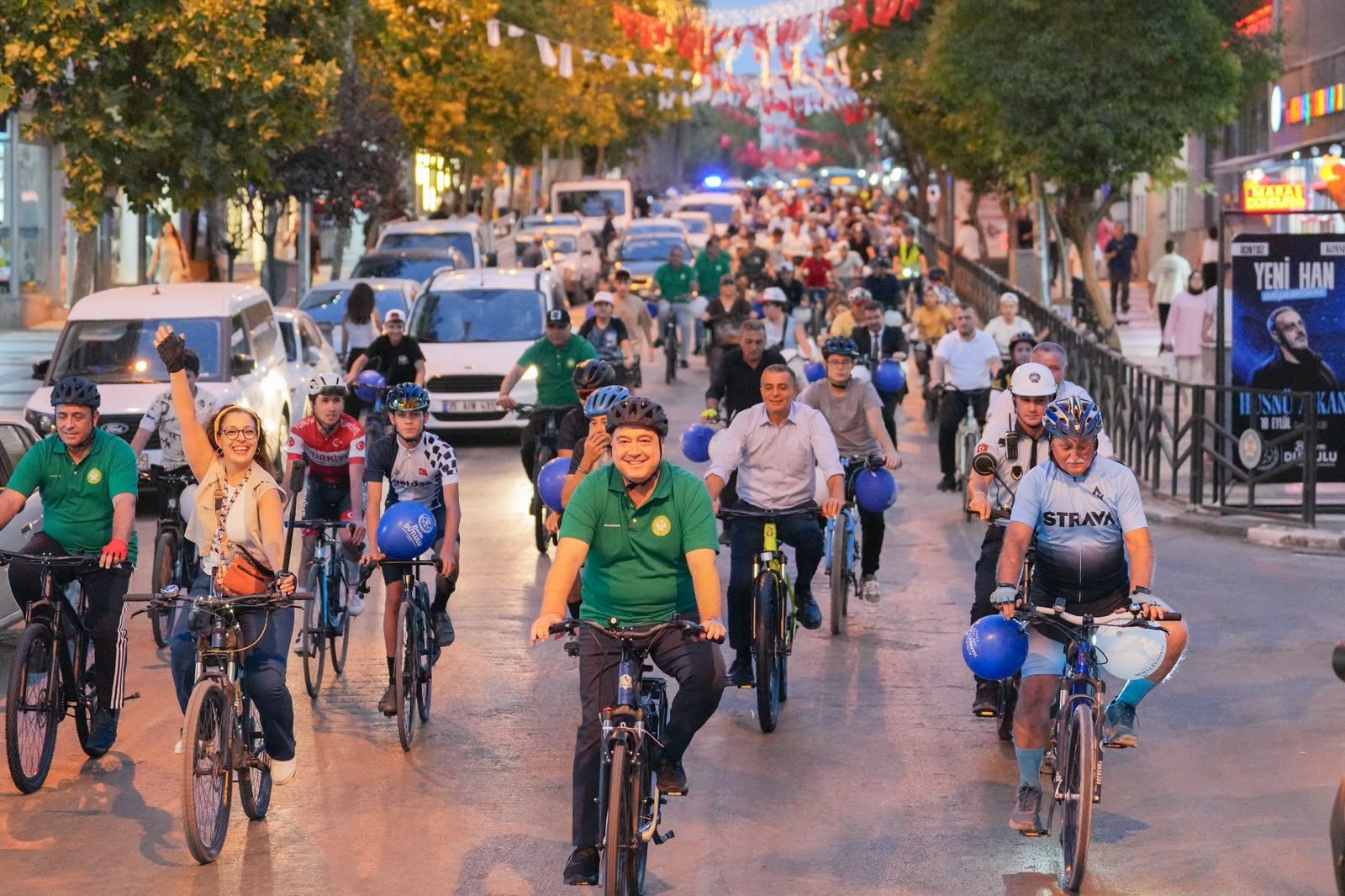 MANİSA’DA SAĞLIKLI YAŞAM İÇİN PEDALLAR ÇEVRİLDİ 