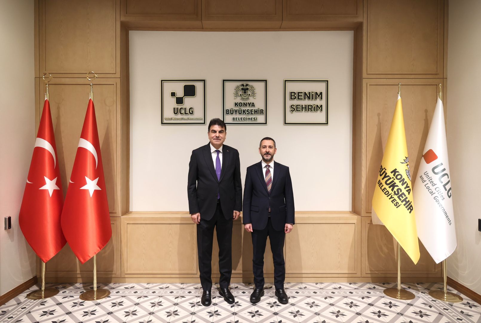 MİLLİ SAVUNMA BAKAN YARDIMCISI HEYBET’TEN KONYA BÜYÜKŞEHİR’E ZİYARET