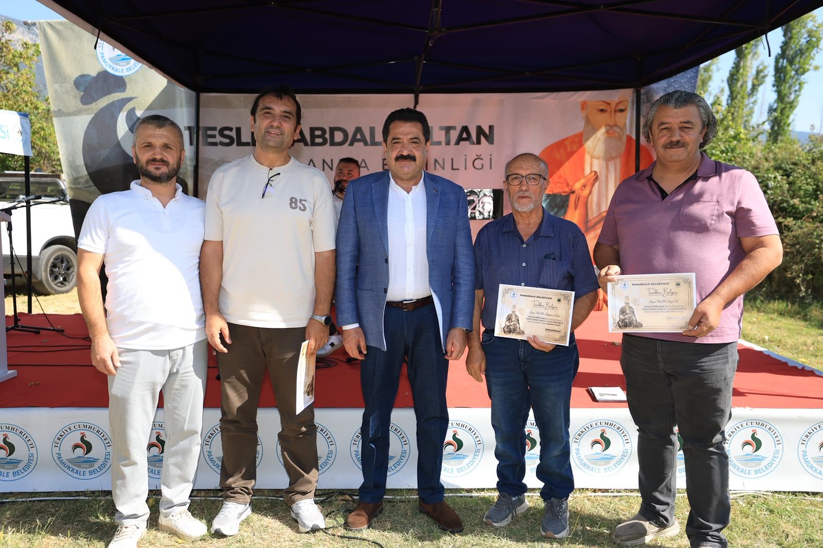 PAMUKKALE’DE TESLİM ABDAL SULTAN İÇİN ANLAMLI BULUŞMA
