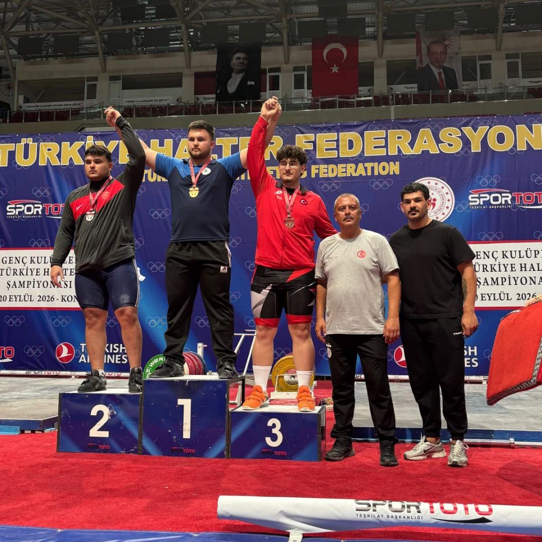 SERDİVANLI MİLLİ HALTERCİDEN BRONZ MADALYA 